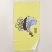 Serviette De Plage Illustration de poussette (Devant)
