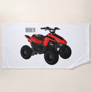 Serviette De Plage Illustration de Quad bike atv