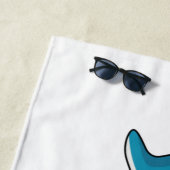 Serviette De Plage Illustration de requin marteau (En situation)