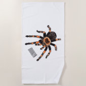 Serviette De Plage Illustration de Tarantula (Devant)