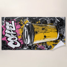Illustration de tasse de café Graffiti Art de rue 