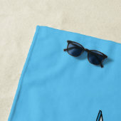 Serviette De Plage Illustration de voilier (En situation)