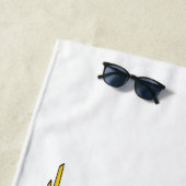 Serviette De Plage Illustration du chariot élévateur (En situation)