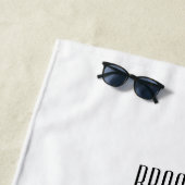 Serviette De Plage Illustration du cône de crème glacée (En situation)