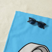 Serviette De Plage Illustration du dessin animé Cheesecake (En situation)