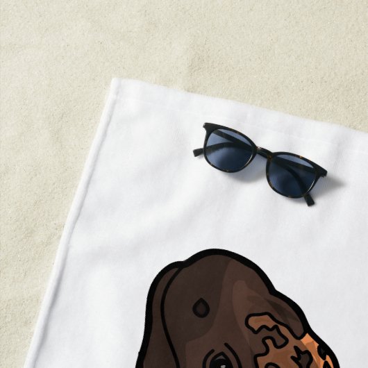 Serviette De Plage Illustration du monstre Gila (En situation)