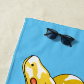 Serviette De Plage Illustration du serpent python birman (En situation)