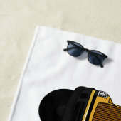 Serviette De Plage Illustration d'un autobus scolaire (En situation)