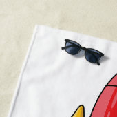 Serviette De Plage Illustration d'un vaisseau de fusées (En situation)