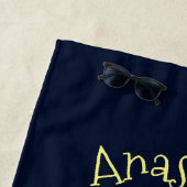 Serviette De Plage Illustration d'une luciole à éclair mignon (En situation)