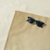 Serviette De Plage Illustration fantaisiste de teckel mignon (En situation)