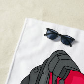 Serviette De Plage Illustration Jet ski (En situation)