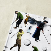 Serviette De Plage Illustrations de l'Motif des golfeurs Retro (En situation)