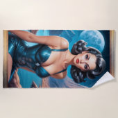 Serviette De Plage I'm On Vacation AI Concept Art de Xzendor7 (Devant)