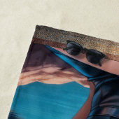 Serviette De Plage I'm On Vacation AI Concept Art de Xzendor7 (En situation)