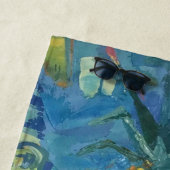 Serviette De Plage Imagen de mi obra Piña (En situation)