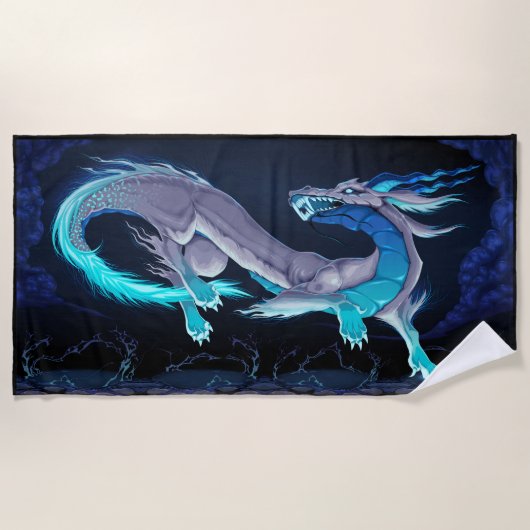 Serviette De Plage Imaginaire Dragon (Devant)