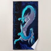 Serviette De Plage Imaginaire Dragon (Devant)