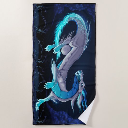 Serviette De Plage Imaginaire Dragon (Devant)