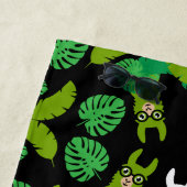 Serviette De Plage Impression à thème Llama (En situation)