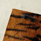 Serviette De Plage Impression de la peau de tigre (En situation)