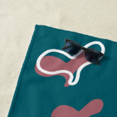 Serviette De Plage Impression de serpent (En situation)