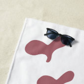 Serviette De Plage Impression de serpent (En situation)