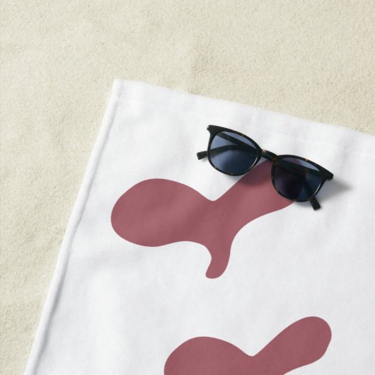 Serviette De Plage Impression de serpent (En situation)