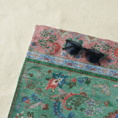 Serviette De Plage Impression de tapis de soie persan (En situation)