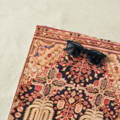 Serviette De Plage Impression de tapis persan du XVIIe siècle (En situation)