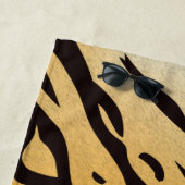 Serviette De Plage Impression de tigre (En situation)