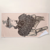 Serviette De Plage Impression féminine victorienne 1897 (Devant)