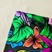 Serviette De Plage Impression hawaïenne (En situation)