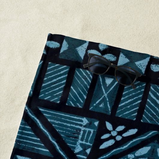 Serviette De Plage Impression hawaïenne (En situation)