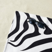 Serviette De Plage Impression Zebra (En situation)