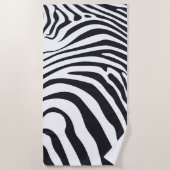Serviette De Plage Impression Zebra (Devant)