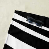 Serviette De Plage Impression zèbre personnalisable (En situation)