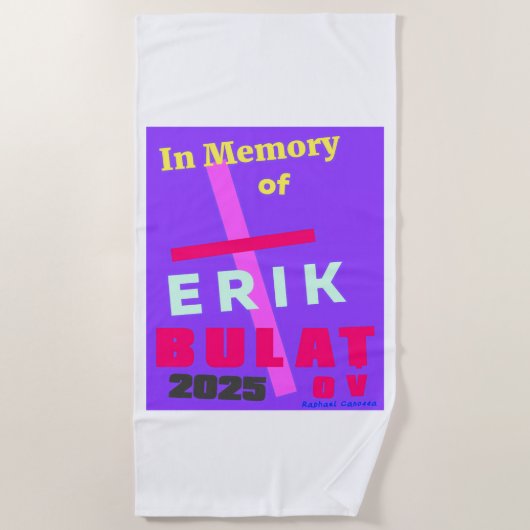 Serviette De Plage In Memory of Erik Bulatov (Devant)