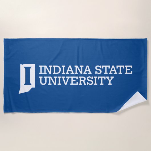 Serviette De Plage Indiana State University (Devant)