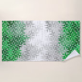 Serviette De Plage Indicateur Abstrait Grayromantic Pride (Devant)