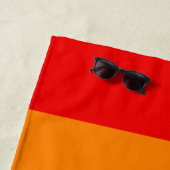 Serviette De Plage Indicateur de la fierté arc-en-ciel (En situation)