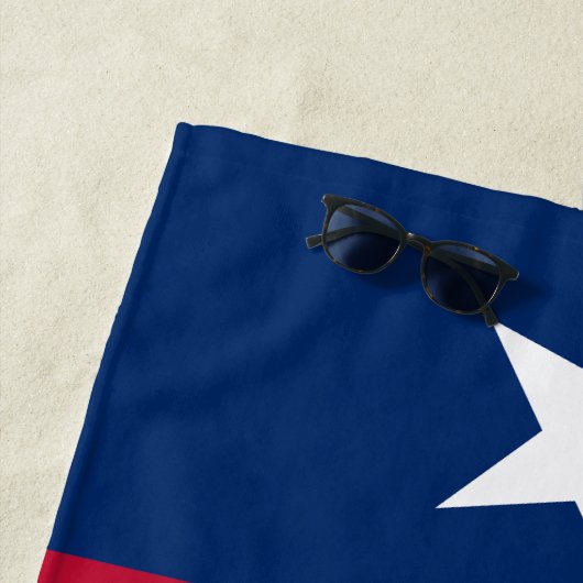 Serviette De Plage Indicateur d'état du Texas (En situation)