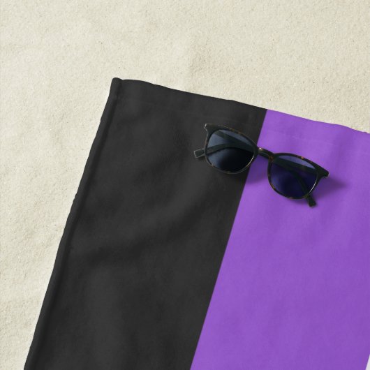 Serviette De Plage Indicateur Pride non binaire (En situation)