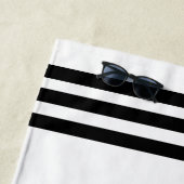 Serviette De Plage Infinity Personalized Family Name and Est. Date (En situation)