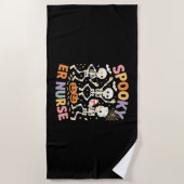 Serviette De Plage Infirmière Cute Halloween Éffrayant Essentiel T-Sh (Devant)