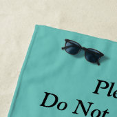 Serviette De Plage Infirmière Dedication Beach (En situation)