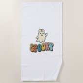 Serviette De Plage Infirmière Halloween Fantôme Époxy Drôle_1 (Devant)