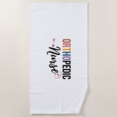 Serviette De Plage Infirmière orthopédique (Devant)