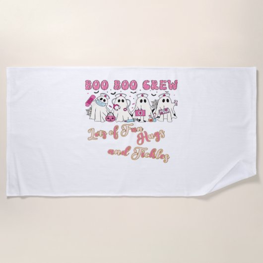 Serviette De Plage Infirmière Paediactric Amusement Halloween Design  (Devant)