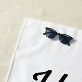 Serviette De Plage Ingénierie (En situation)